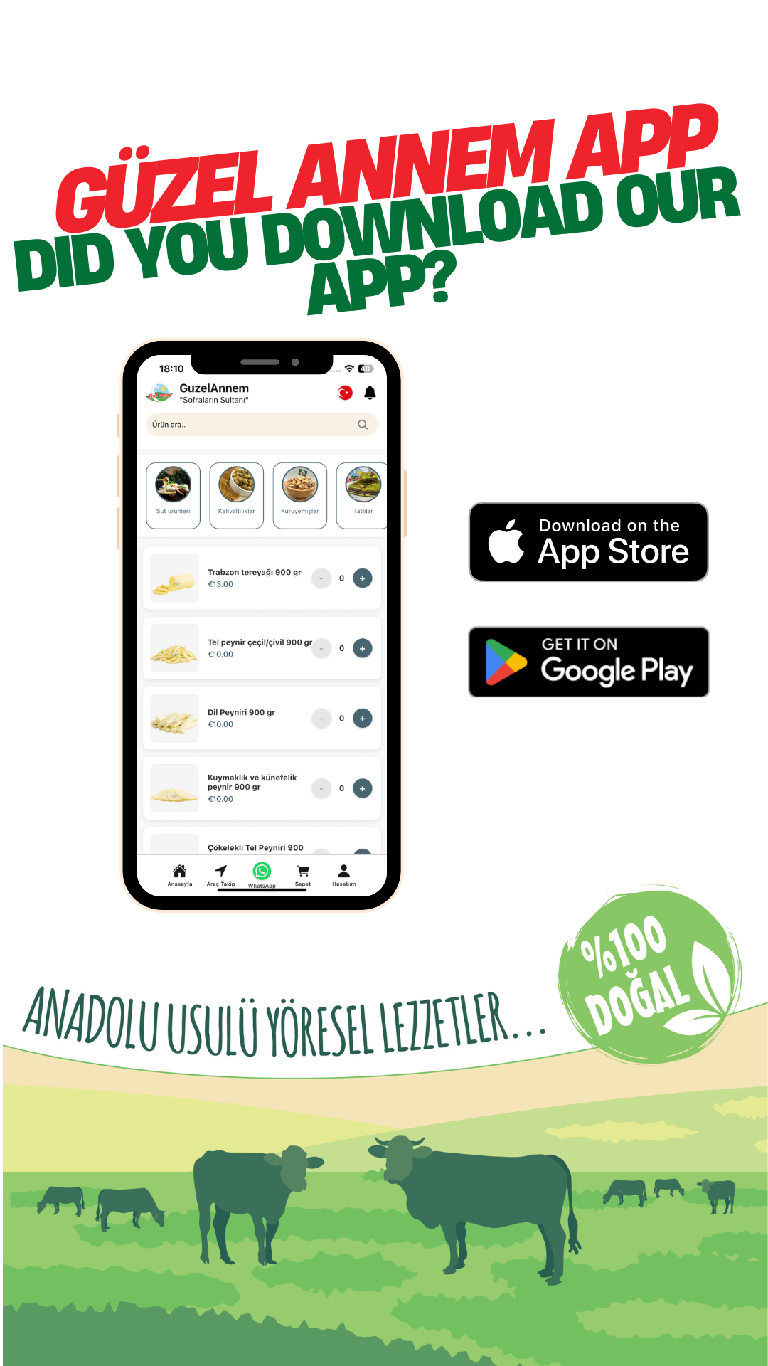 Cheese app Güzel Annem
