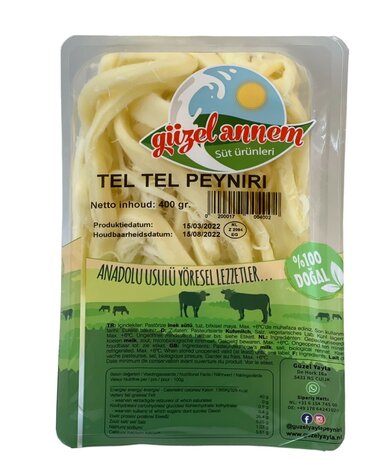 Tel peynir &ccedil;e&ccedil;il/&ccedil;ivil 400 gr 