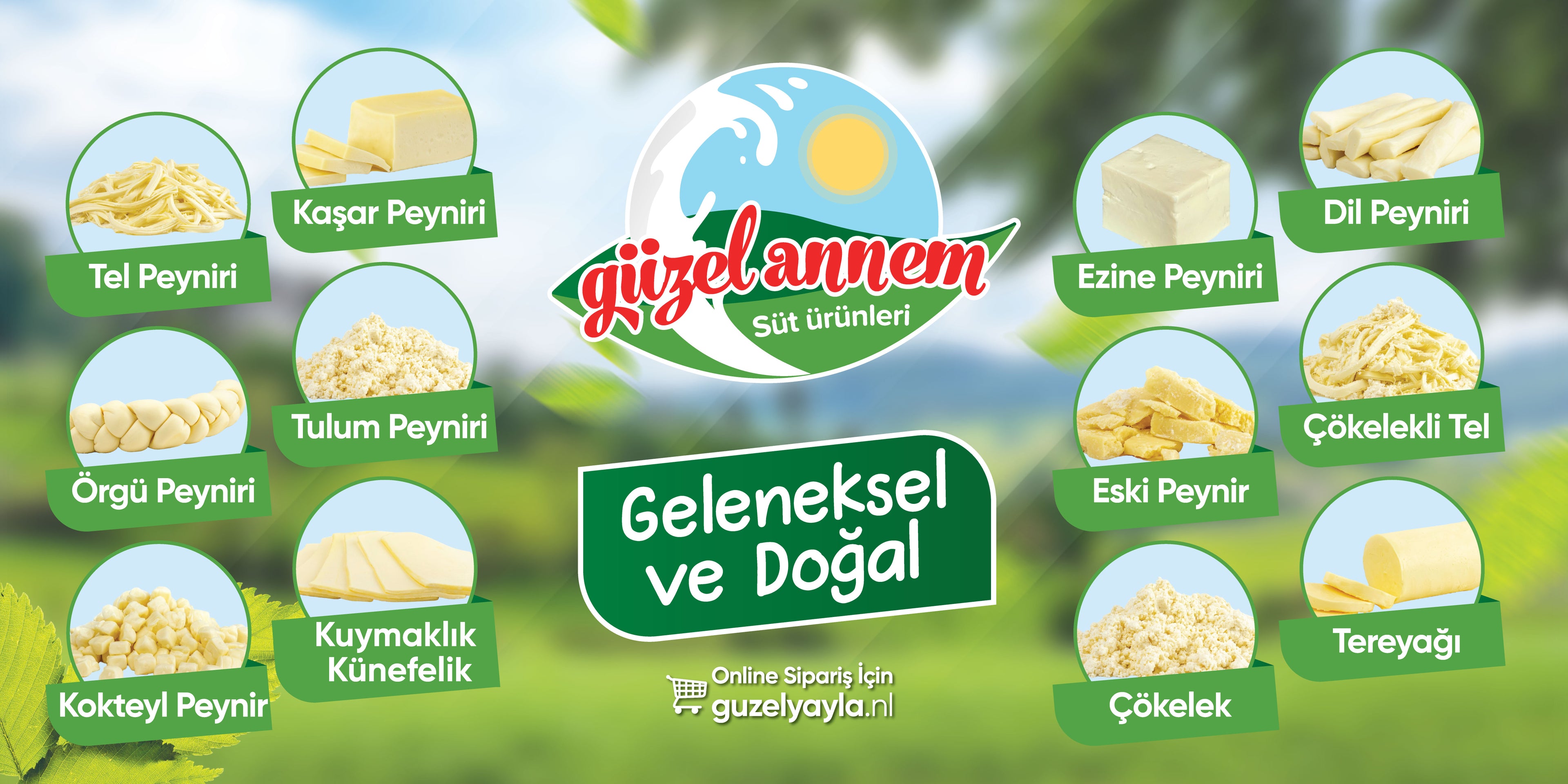 Guzelannem sut urunleri branda