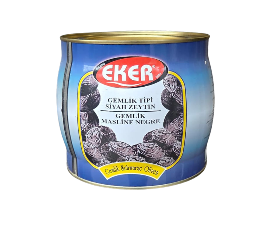 Schwarze Oliven nach Gemlik-Art 1,8 kg